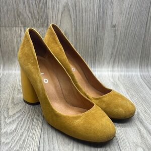 Chio Suede Block Heels